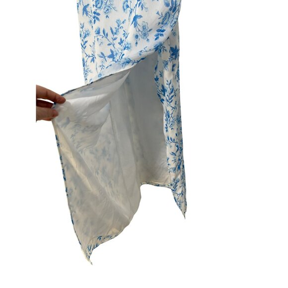 French Connection Catrina Floral Puff Sleeve Midi Dress Small NWT - Picture 6 of 10